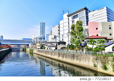 荏川橋／目黒川付近より新馬場駅方面を望む(東京都品川区)【2020.11】 77218017