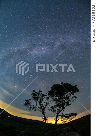 秋吉台　満天の星 77219102