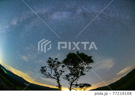 秋吉台　満天の星 77219108