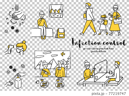 Infection Prevention_Family Travel_Set 77219747