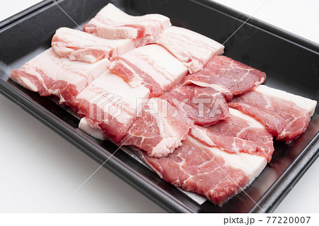 鹿児島県産 黒豚のもも肉とバラ肉 77220007