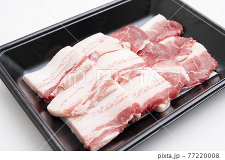 鹿児島県産 黒豚のもも肉とバラ肉 77220008