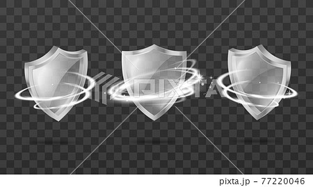 Collection signs of glass transparent guard shield for security and protection Collection signs of glass transparent guard shield for security and protection 77220046