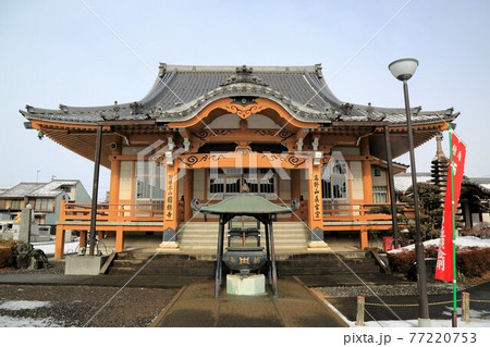 弘法大師建立の冬の円鏡寺・23（岐阜県本巣郡北方町） 77220753