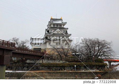 雪の墨俣一夜城・30(岐阜県大垣市墨俣) 雪の墨俣一夜城・30(岐阜県大垣市墨俣) 77222008