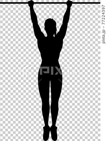 Suspended woman - Stock Illustration [77224397] - PIXTA