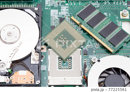 パソコンのCPU、RAM、HDD 77225561