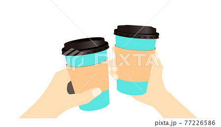 装飾素材「Take Out Coffee」 装飾素材「Take Out Coffee」 77226586