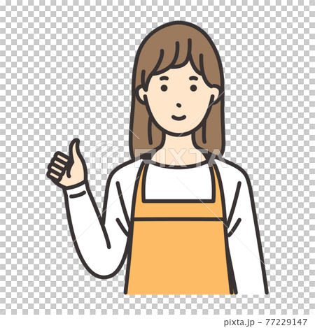 家庭主婦姿勢好 77229147