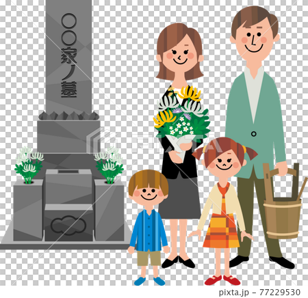 Go to the grave with family 77229530