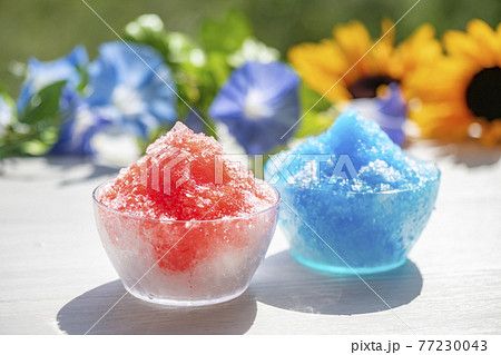かき氷　夏イメージ 77230043