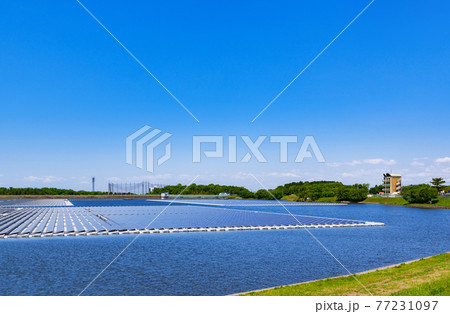 山倉水上メガソーラー 太陽光発電 【 SDGs イメージ 】 山倉水上メガソーラー 太陽光発電 【 SDGs イメージ 】 77231097