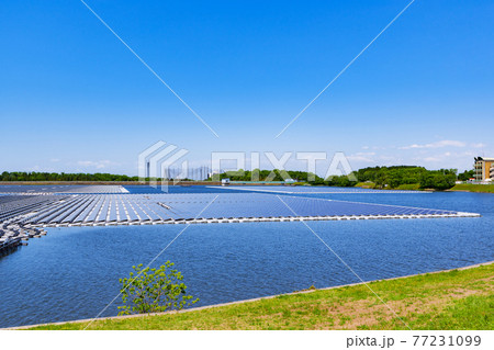 山倉水上メガソーラー 太陽光発電 【 SDGs イメージ 】 山倉水上メガソーラー 太陽光発電 【 SDGs イメージ 】 77231099