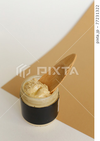 Texture close up Almond Butter or Peanut butter 77231322