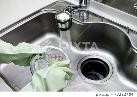 シンクの掃除 77232404