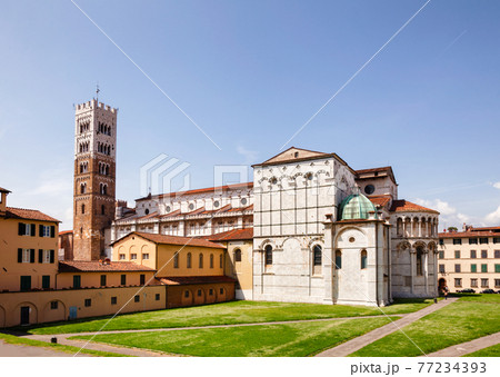 Lucca Cathedral exterior Tuscany Italy Lucca Cathedral exterior Tuscany Italy 77234393