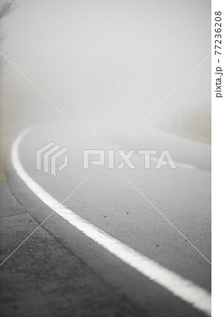 霧に覆われた道 77236208