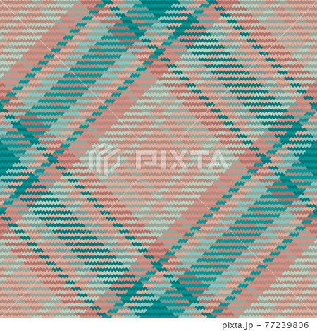 Seamless pattern of scottish tartan plaid. Repeatable background with check fabric texture. Vector backdrop striped textile print. 77239806