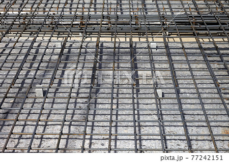 新築住宅の基礎工事 土間配筋 新築住宅の基礎工事 土間配筋 77242151