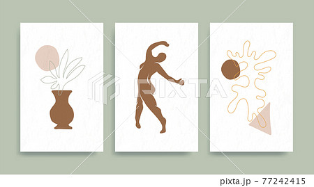 Contemporary Henri Matisse abstract vector art poster 77242415