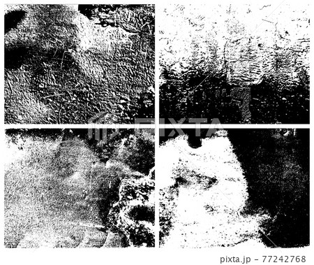 Grunge Textures Vector Pack. Grit Texture, Rough Texture, Vintage Texture. Distressed effect. Distress texture. 77242768