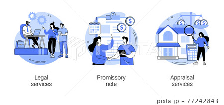 Legal help abstract concept vector illustrations. 77242843