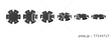 Gambling game, casino 3d chips. Rotating poker chips Gambling game, casino 3d chips. Rotating poker chips 77244717