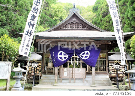 鹿児島三大祭りの行われる徳重神社 鹿児島三大祭りの行われる徳重神社 77245156