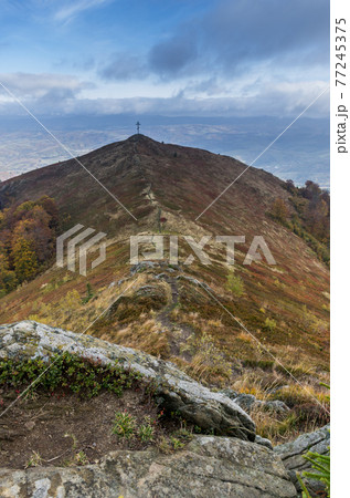 The leading path. The path leading to the top of the mountain. The leading path. The path leading to the top of the mountain. 77245375