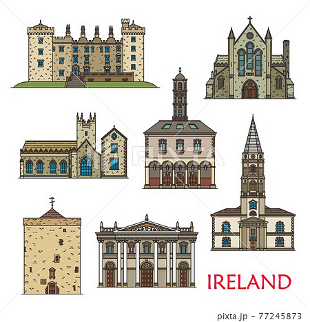 Ireland travel landmark architecture, church abbey 77245873