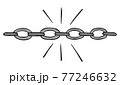 Cartoon vector illustration of strong solid chain. 77246632
