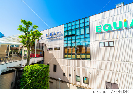 埼玉 川越駅 東口駅前の風景 埼玉 川越駅 東口駅前の風景 77246840