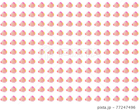 ピンク 水玉ドット絵具 手書き水彩サムネイル フレーム枠 Youtube 背景 のイラスト素材
