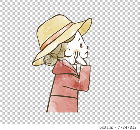 Women in outdoor wear 77247812