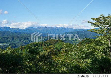 群馬県吾妻郡長原町 国道146号からの景色 群馬県吾妻郡長原町 国道146号からの景色 77249334
