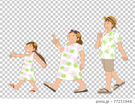 Aloha, a good family spending time in Muumuu 77251948