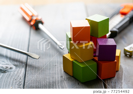 DIYイメージと工具 DIYイメージと工具 77254492