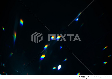 colorful warm rainbow crystal light leaks on black background colorful warm rainbow crystal light leaks on black background 77256999