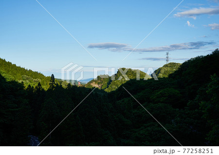 群馬県 碓氷第三橋梁上からの景色 群馬県 碓氷第三橋梁上からの景色 77258251