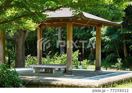 神奈川県 大磯城山公園 東屋 神奈川県 大磯城山公園 東屋 77259312