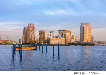 Toyosu district Tokyo, Japan Sumida river Toyosu district Tokyo, Japan Sumida river 77262290