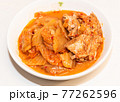 キムチ 豚肉 皿 77262596