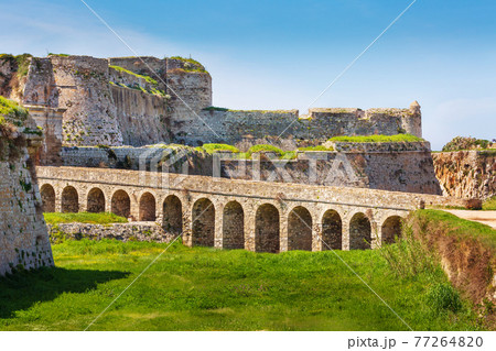 The castle of Methoni in Messinia, Greece 77264820