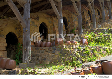 温泉津焼の登り窯 温泉津焼の登り窯 77266808