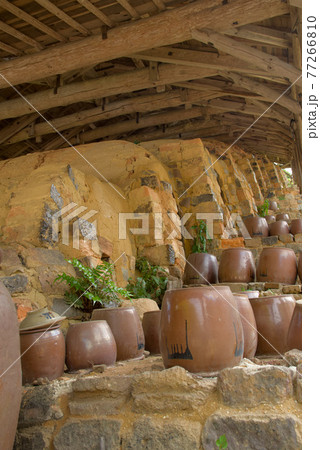 温泉津焼の登り窯 77266810