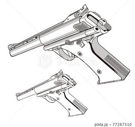 大型GUN,アメリカ,マグナム,斜め後ろ 77267310