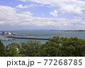 日間賀島と篠島とその先に三ヶ根山を望む 77268785