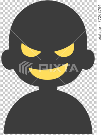 悪そうなシルエット 77268794