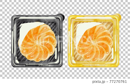 手繪水彩風格的塑料盒月餅插圖 手繪水彩風格的塑料盒月餅插圖 77270761