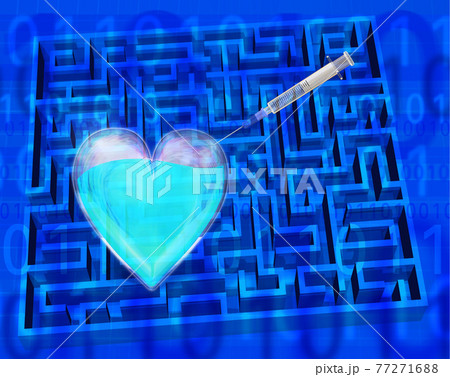 ウイルスへワクチン接種 77271688